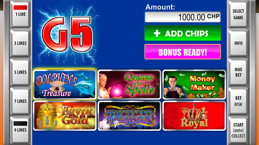 G5 casino slots machines