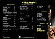 Italian Rasoi menu 1