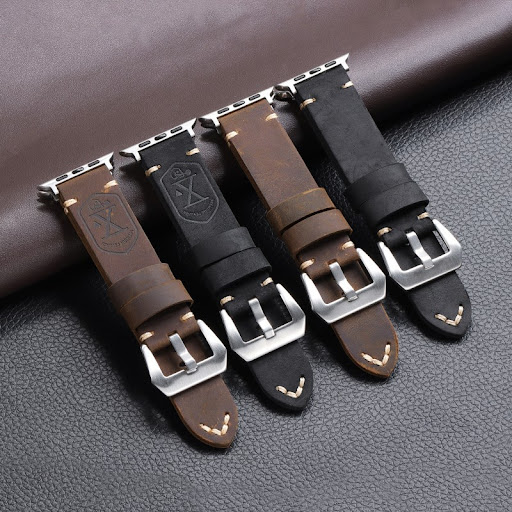 Title 1, Bracelet de montre en cuir pour homme Série — É...