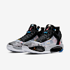 air jordan 34 low pf black/white/flash crimson/laser orange