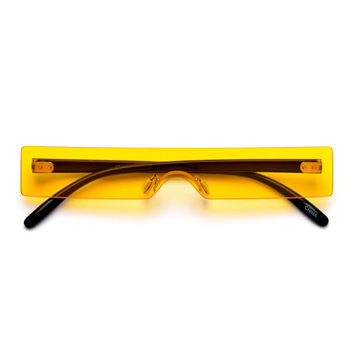 Title 6, Mens & Womens One-piece Square Rimless Sungla...