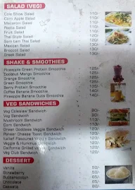 Yaara The Kitchen menu 1