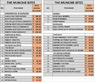 The Munchie Bites menu 3