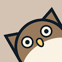 Owl flip desktop clock