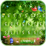 Green nature Keyboard Theme green leaf  Icon
