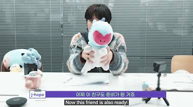 BT21 cute puffed cheeks real new unmasked Mang the squirrel by BTS jhope  Jung Hoseok purple aesthetic face reveal mang without a mask iPad Case &  Skin for Sale by Glacieux