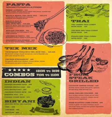 Indijoe menu 