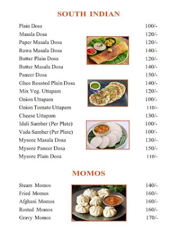 Kesariyaa Pure Veg Restaurant menu 