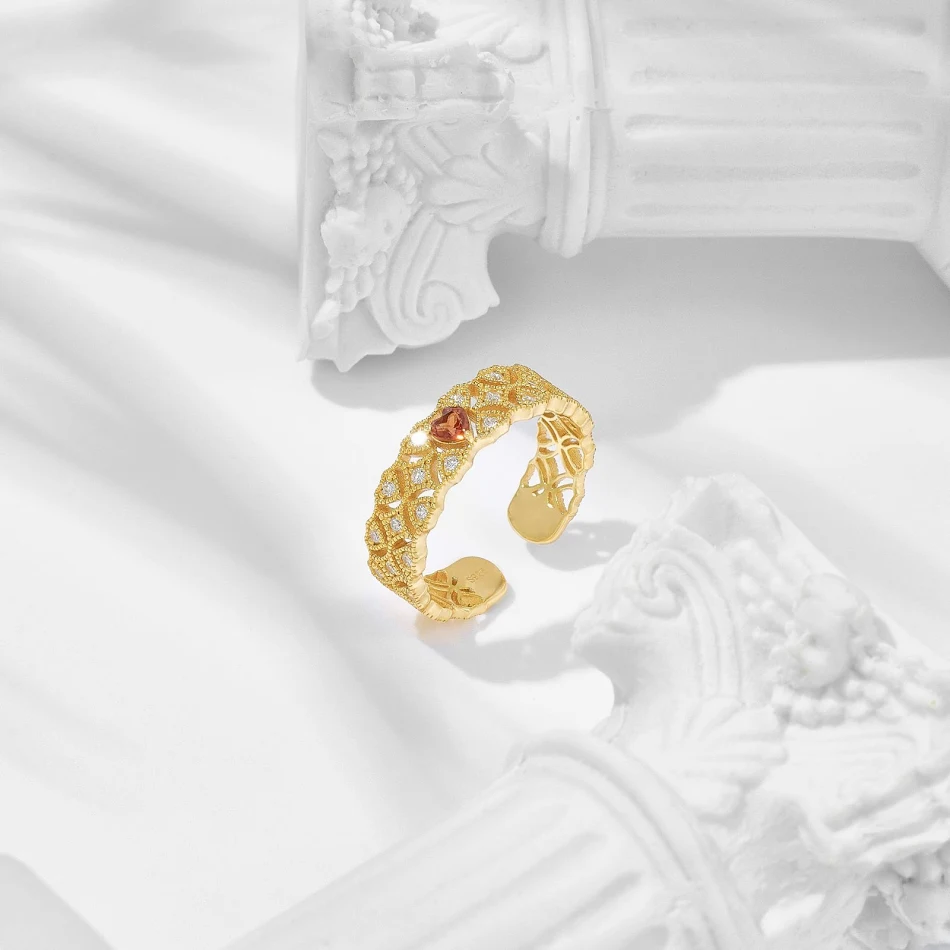 Bague Large Légère de Luxe Grenade