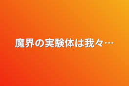 魔界の実験体は我々…