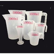 Ca Đong, Cốc Đong Dùng Để Định Lượng Pha Chế Chia Vạch 100Ml/ 250Ml / 500Ml / 1000Ml/ 2000Ml/ 3500Ml