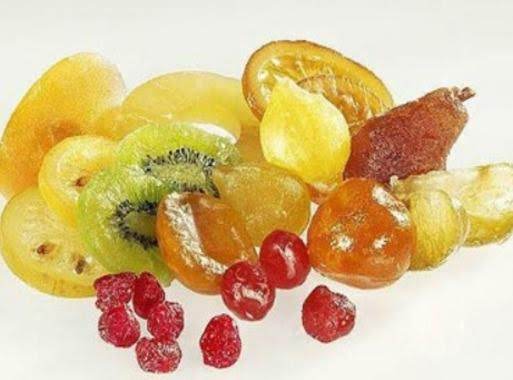 Internet Picture -- You Can Candy Any Kind Of Fruit You Want!! If You Will Be Using It For Fruit Cake You Might Want To Cut It Up Smaller... But How Cool To Make Candied Kiwi If You Want!!