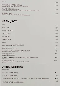 Aaru's Restaurant menu 5