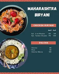 Maharashtra Biryani House menu 1