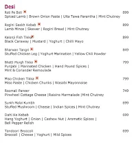 Connexions Bar - Crowne Plaza menu 3