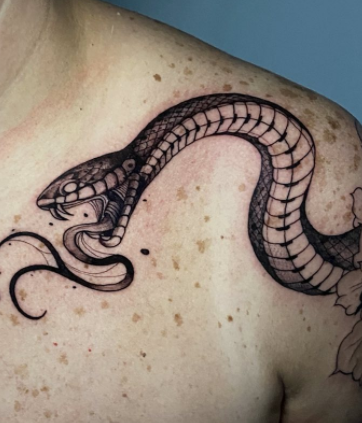 Rattlesnake Tattoo Design 