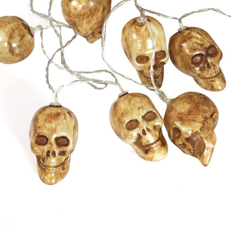 Guirlande lumineuse LED d'horreur Halloween Skull Explosion – Créez une ambiance effrayante avec cette décoration festive et spectaculaire.