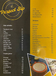 Perfect Sip Cafe menu 2