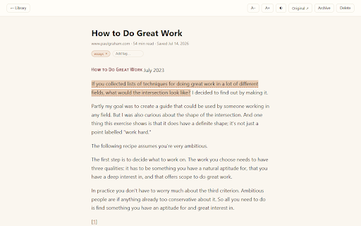 LaterVault: Read It Later, 100% Local screenshot 2