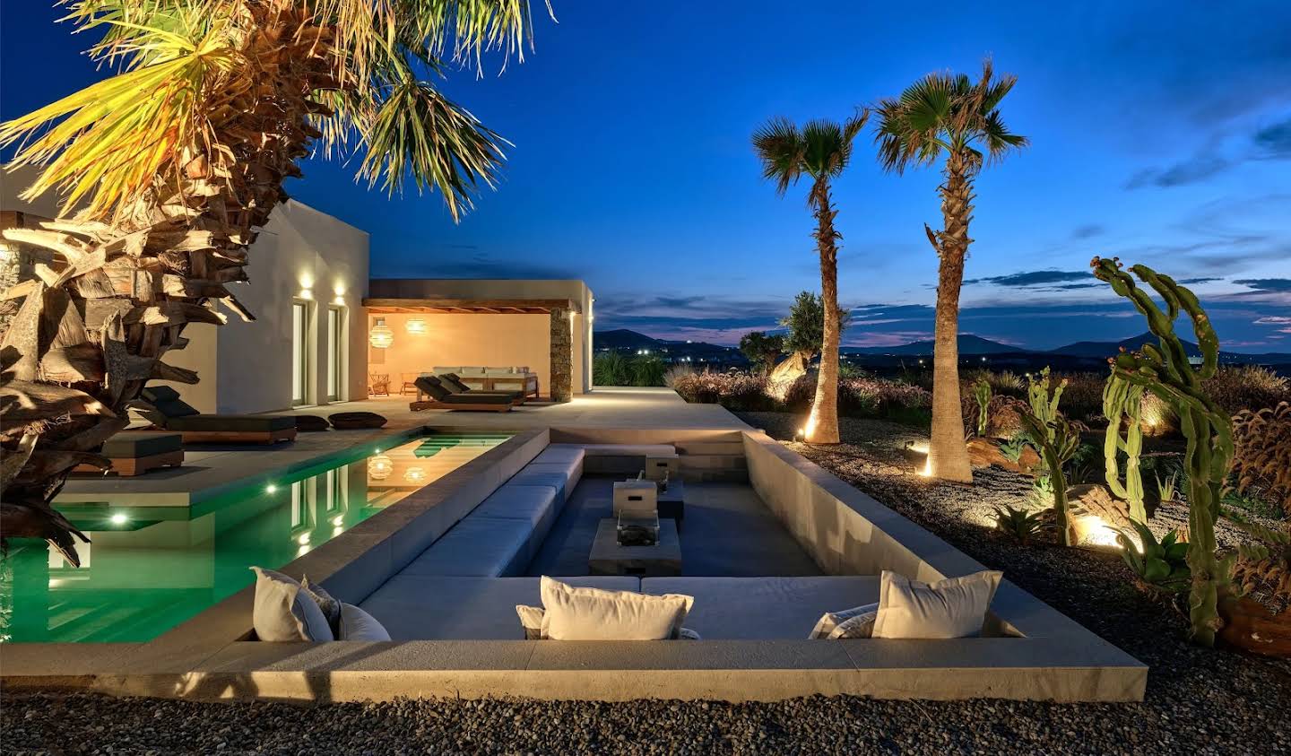 Villa avec piscine et jardin Paros