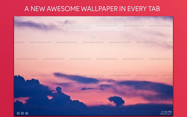 Clouds Wallpaper HD Custom New Tab
