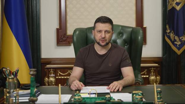 Ukraine President Volodymyr Zelensky