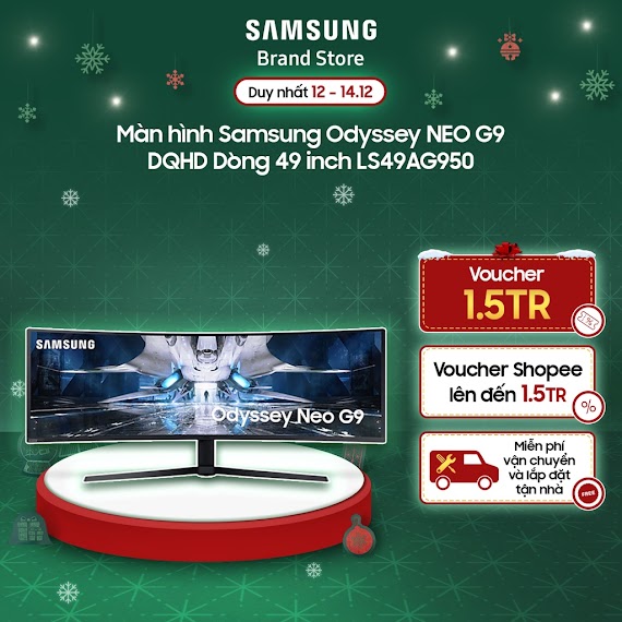 [Mã Elmall31 Giảm 5% Đơn 3Tr] Màn Hình Cong Samsung Odyssey Neo G9 49 Inch Ls49Ag950Nexxv | Bh 24 Tháng