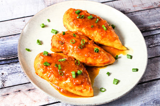 Southern Oven-Baked Chicken on a plate.