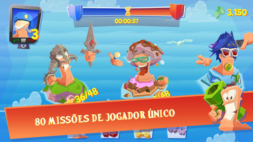   Worms 4: captura de tela 