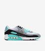 air max 90 hyper turquoise particle grey