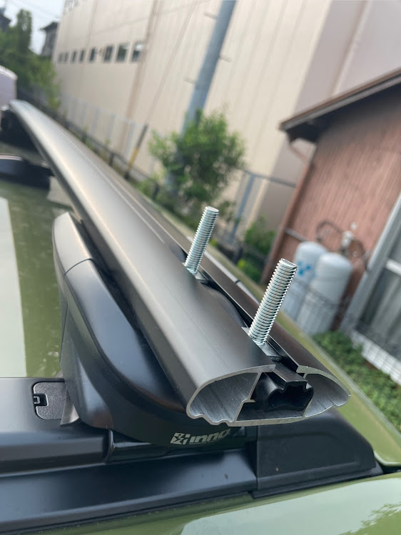 タフトのDAIHATSU・TAFT・THULE・INNO・サイドオーニング取付に関するカスタム事例の投稿画像2枚目