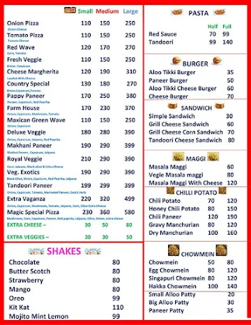 Shivansh Magic Pizza Point & Cafe menu 