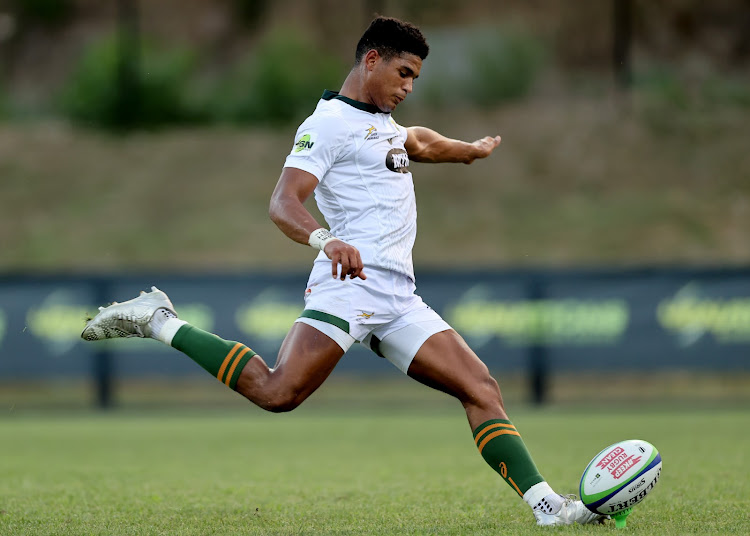 Highly promising flyhalf Sacha Mngomezulu has been included in the Springboks squad for the outgoing tour of Europe.