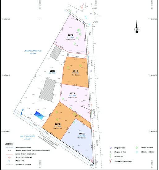 Vente terrain  653 m² à Lesparre-Médoc (33340), 69 000 €