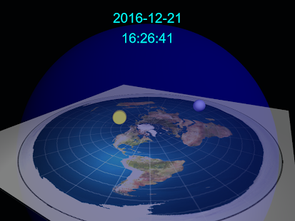  Flat Earth 3D Clock 