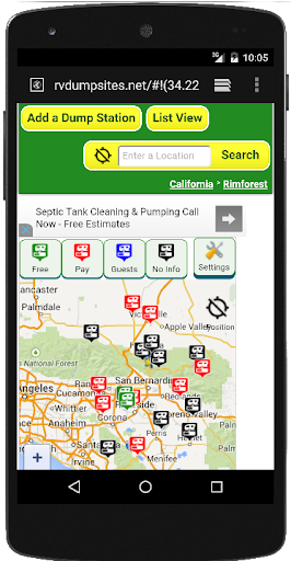 RV Dump Sites