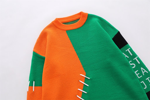 Title 9, Mens and Womens Retro Colorblock Crew Neck Sw...