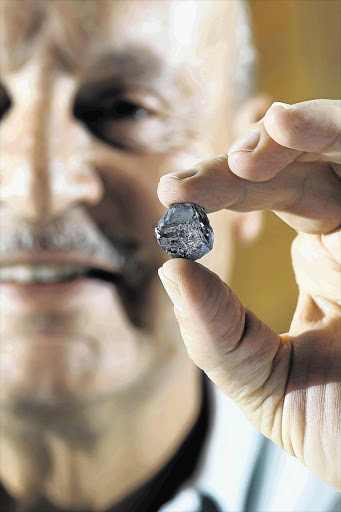 The acorn-sized diamond found at Cullinan mine