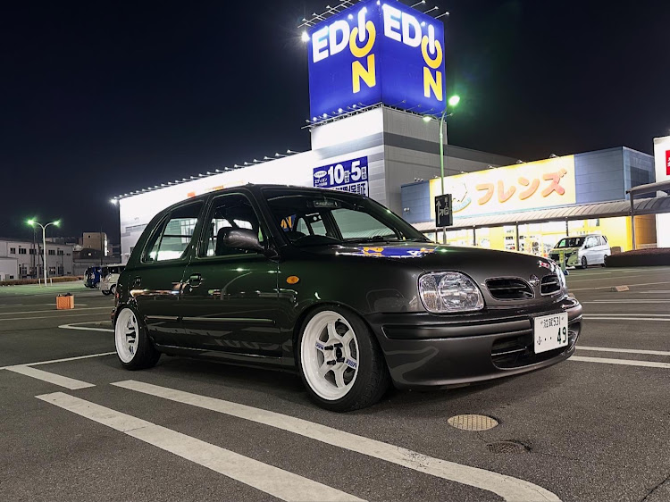 マーチの3月もよろしくお願いします・納車・te37vしかかたん・日産に関するカスタム事例の投稿画像1枚目