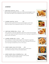 The Sizzling Palate menu 1