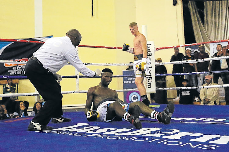 Tristan Truter knocked his opponent down in the first round Picture.