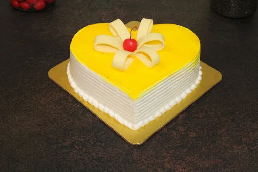 Heart Shape Pineapple Cake