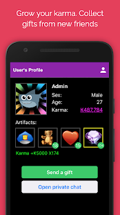 Anonym chat app