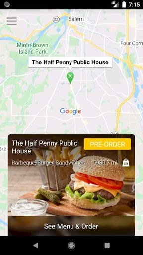 Screenshot The Half Penny Public House