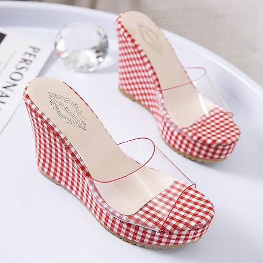 Title 2, Womens fashion platform sandals with wedge hee...