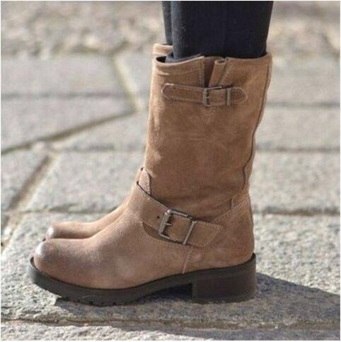 Title 5, Womens Spring Autumn Winter Square Heel Low Mi...