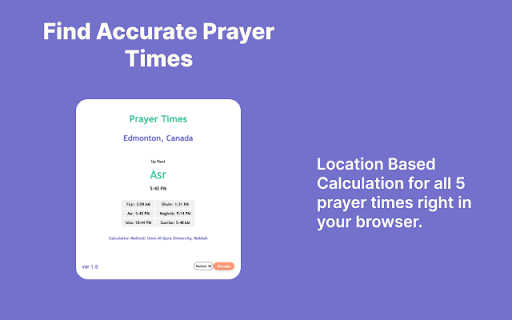 Prayer Times - Salaat