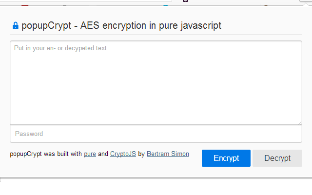 popupCrypt Preview image 0