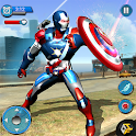 Flying Robot Captain Hero City Survival Mission icon