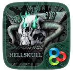 Cover Image of Скачать Hell Skull GO Launcher Theme v1.0.62 APK